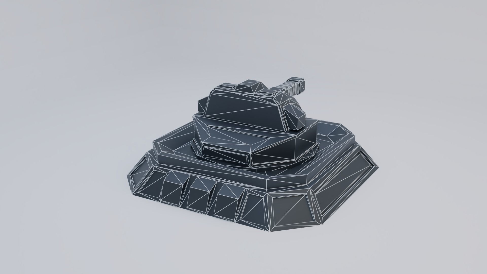 Sci-Fi Laser Turret Free low-poly 3D model_22