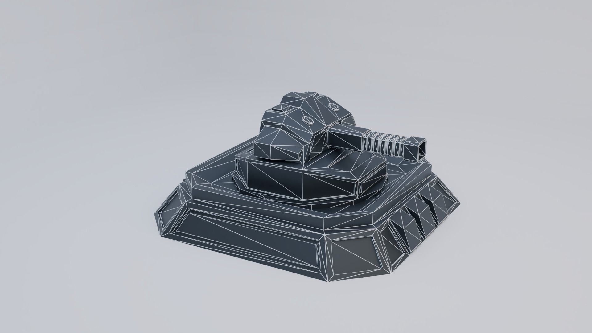 Sci-Fi Laser Turret Free low-poly 3D model_17