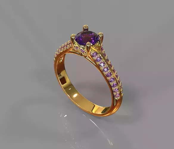 Ring 41 amethyst