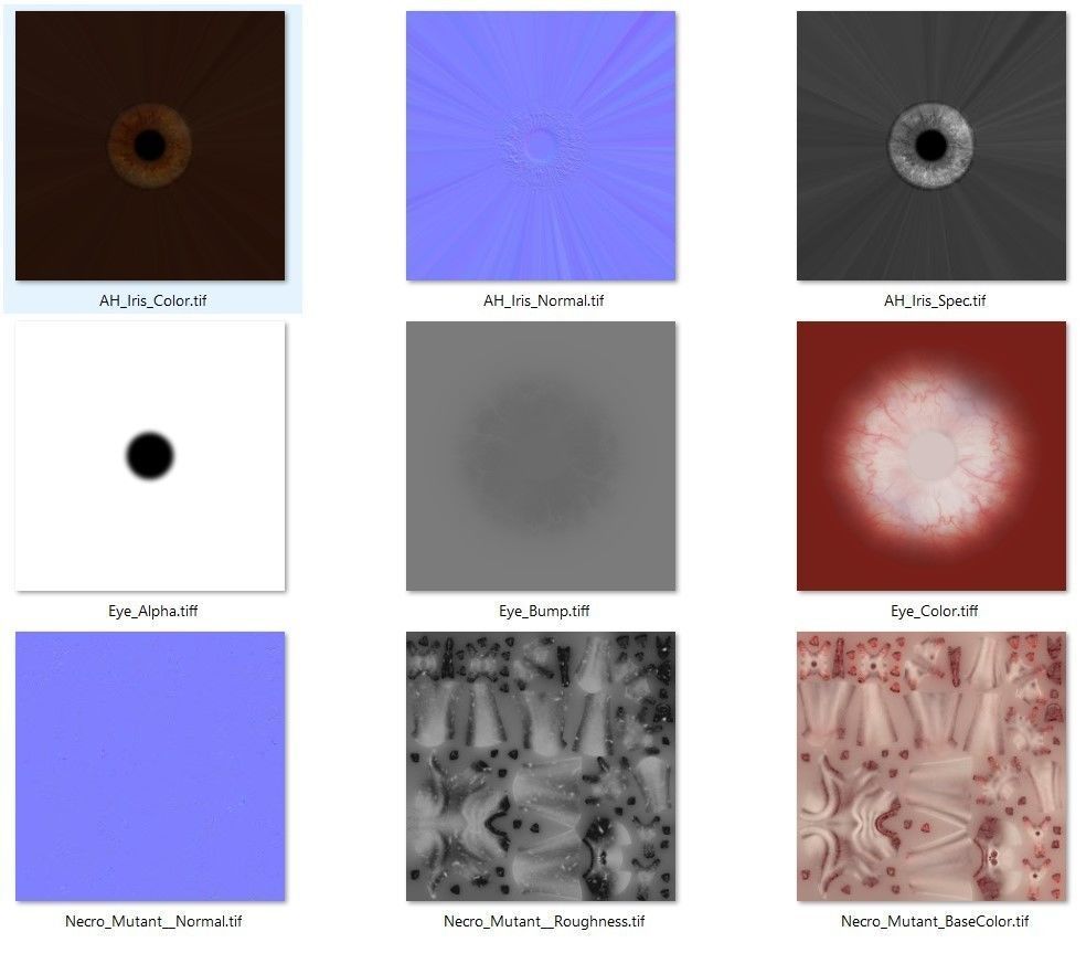 Monster humanoid creature Low-poly 3D model_23