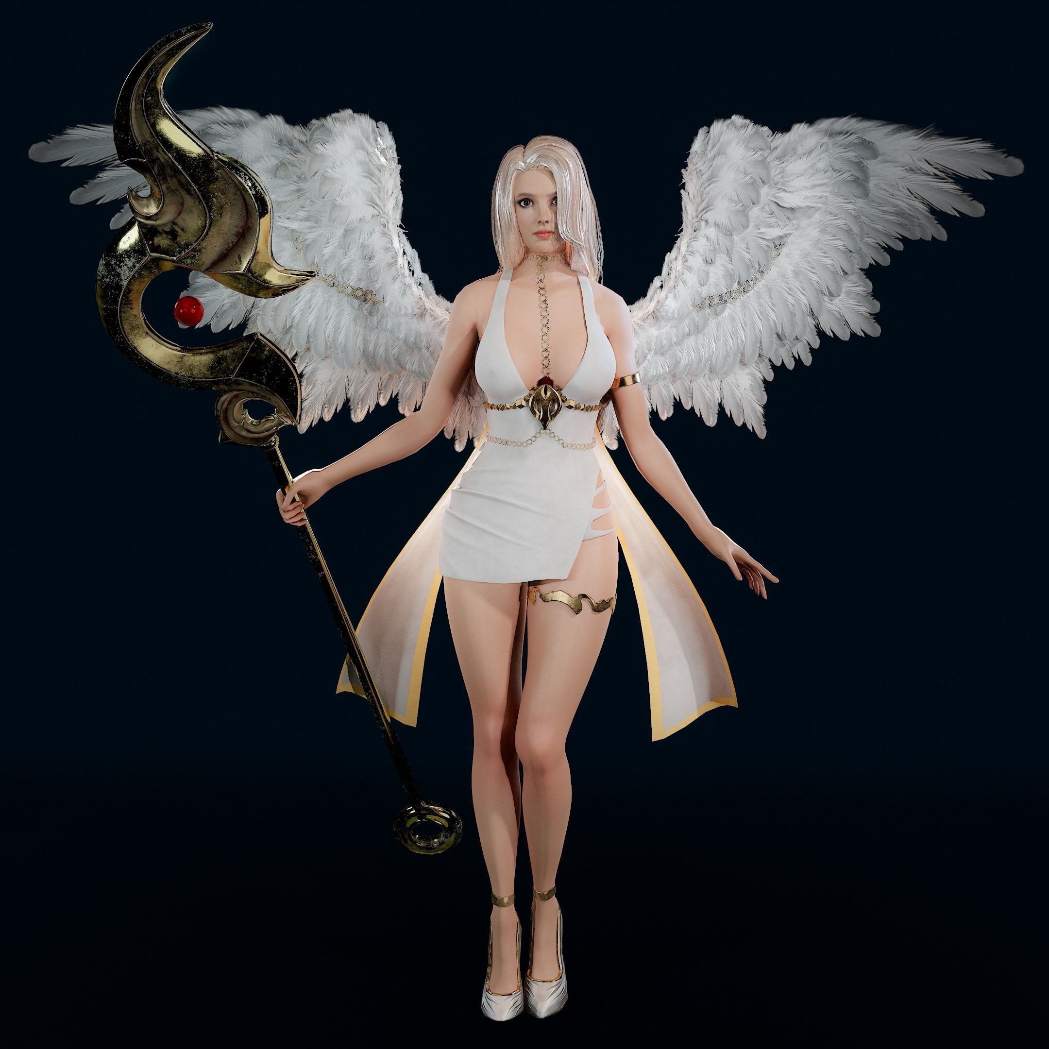 Fantasy Girls Super Pack 01 3D Model Collection_4