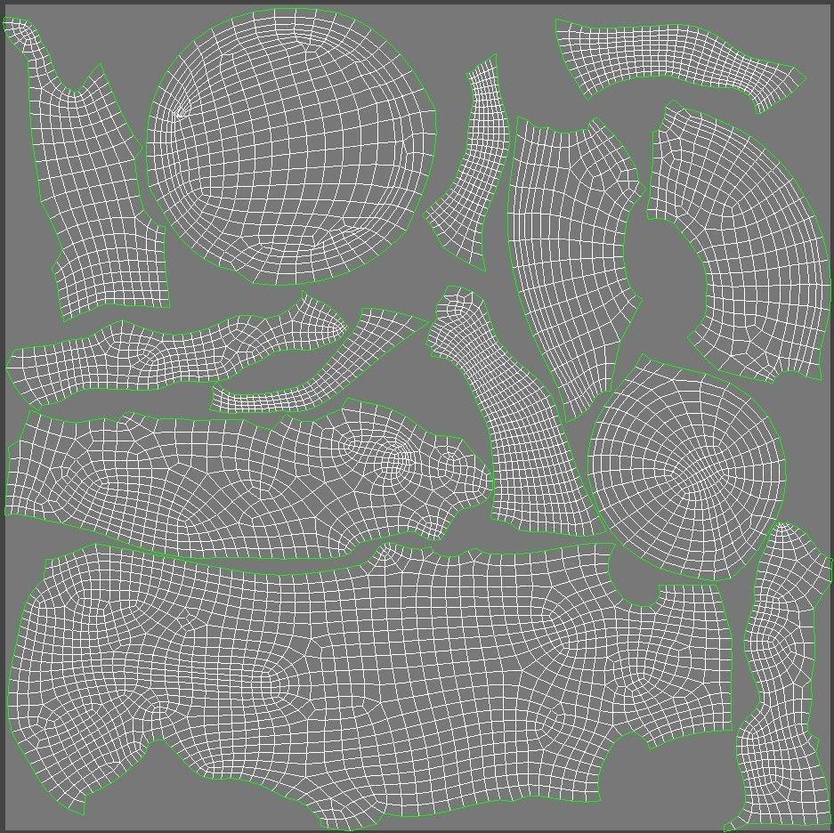 Sculpture - Girl with a basket on her head Low-poly 3D model_6