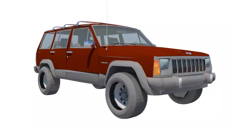 Jeep xj Free 3D model