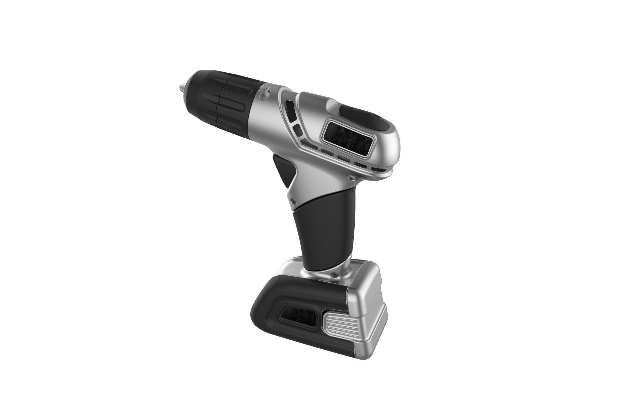 Cordless drill 3D print model_13