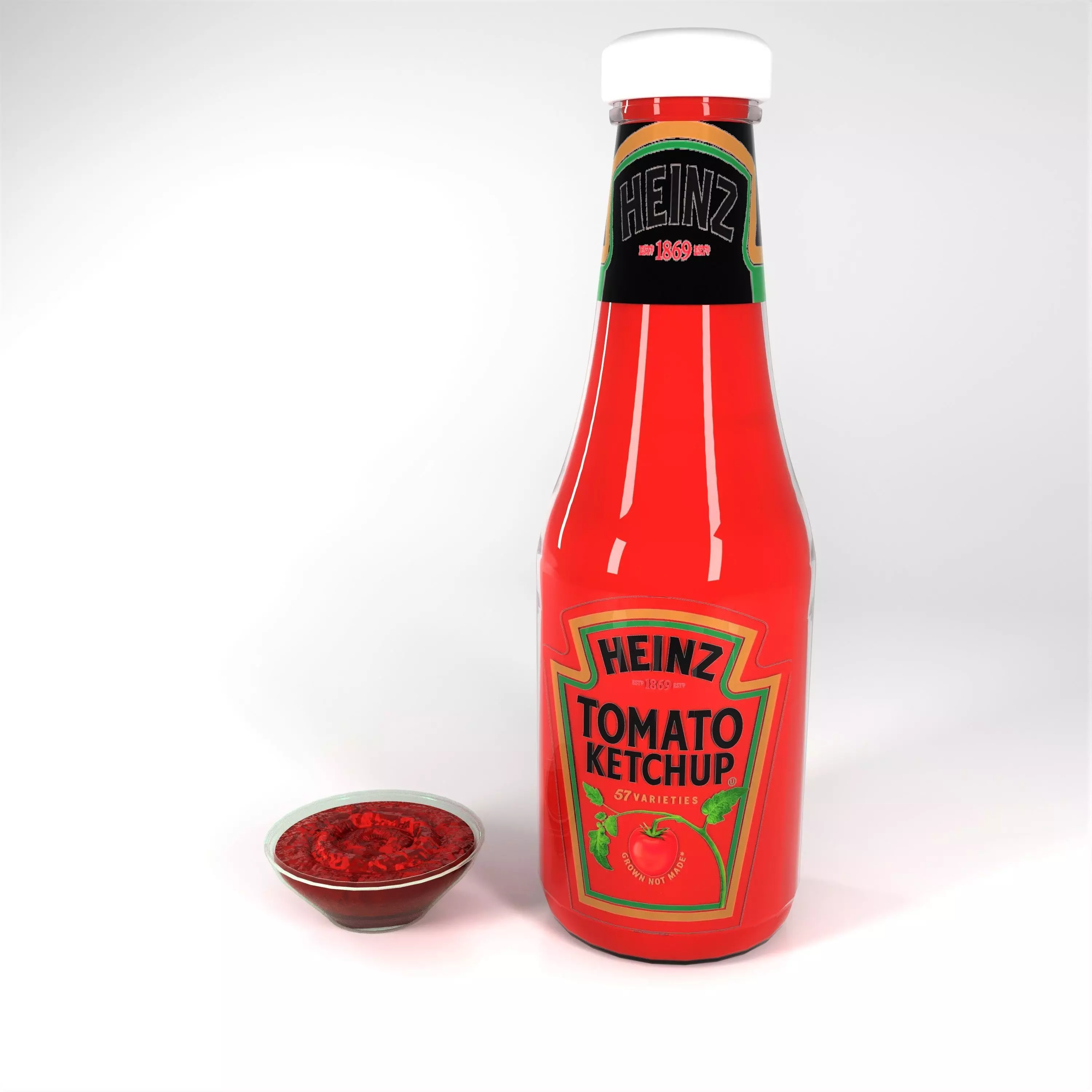 Heinz ketchup 3D model