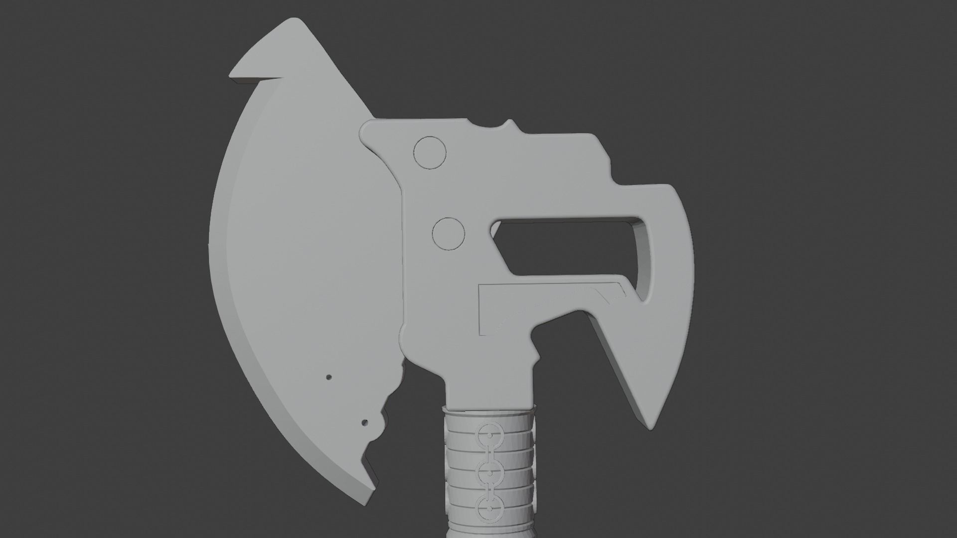 Tor Hammer art 3D print model_9