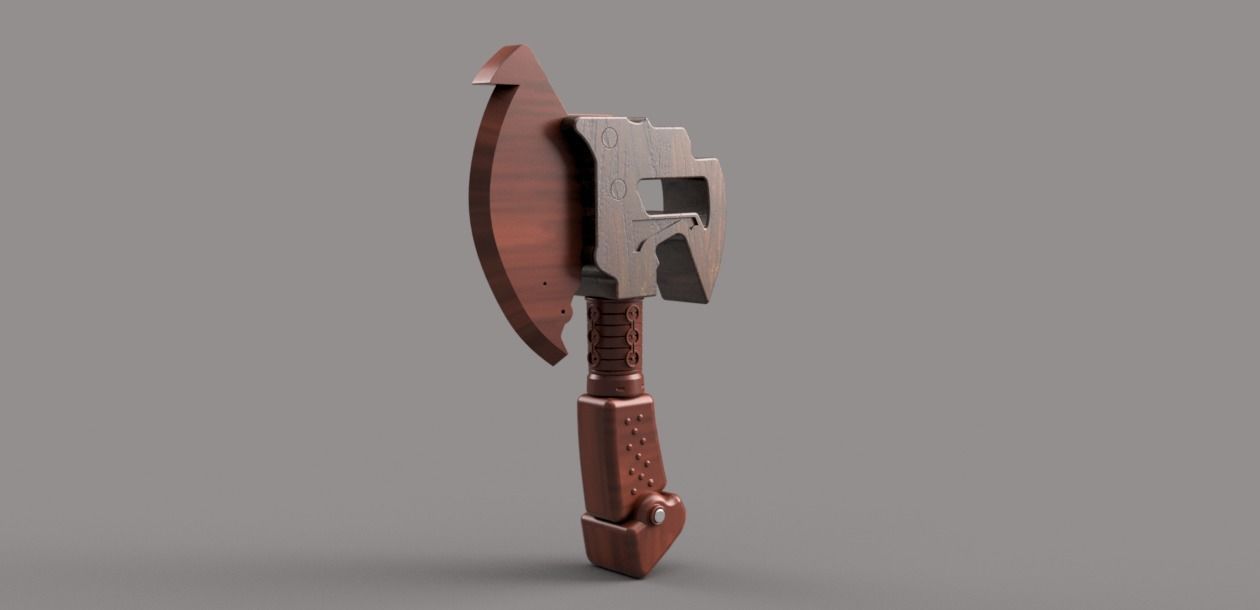 Tor Hammer art 3D print model_1