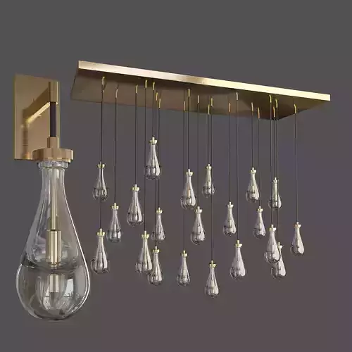 RH Rain Chandelier