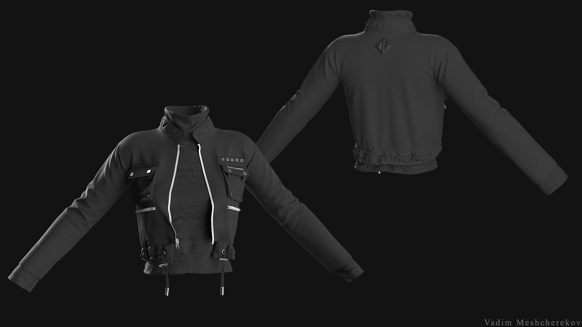 Female Modern Outfit 4 3D model_3