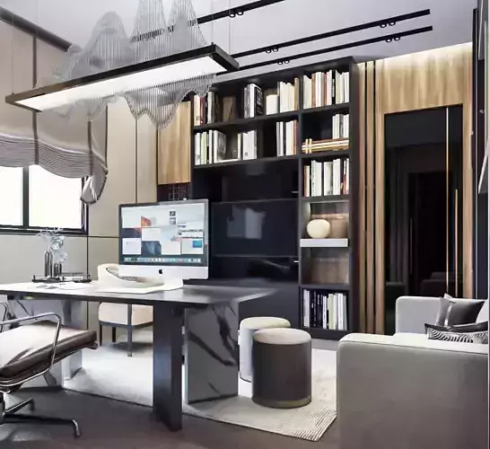 Luxury Office 3D model