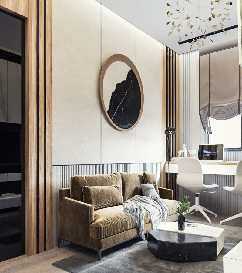 Luxury Office 3D model 3D model_3