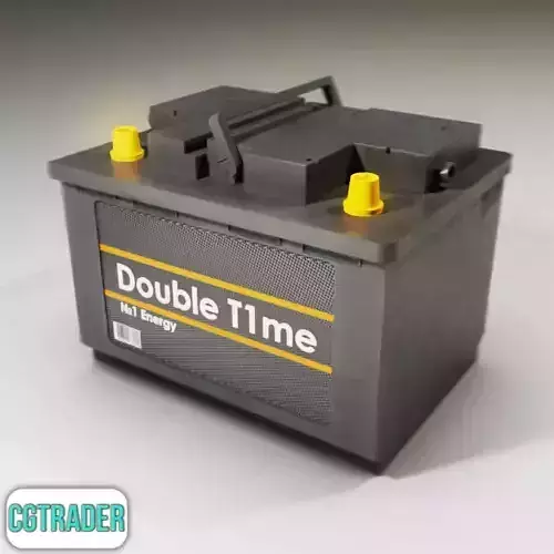Car Battery Low Poly
