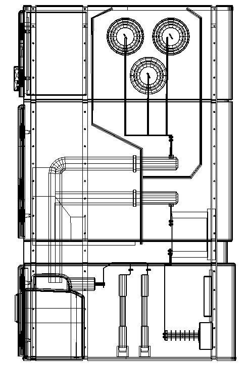 Medium Voltage Metal - Clad Air Insulated Switchgear Low-poly 3D model_13