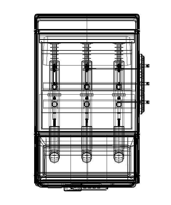 Medium Voltage Metal - Clad Air Insulated Switchgear Low-poly 3D model_12