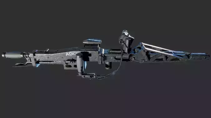 M56 Smartgun Aliens 3D model