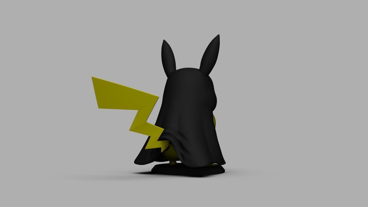 Pokemon Bat Pikachu  Batman  3D print model_49