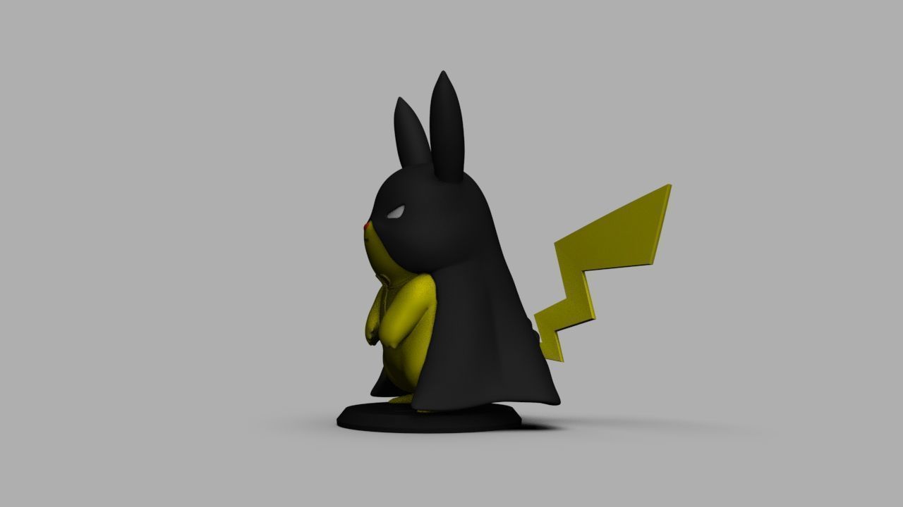 Pokemon Bat Pikachu  Batman  3D print model_42