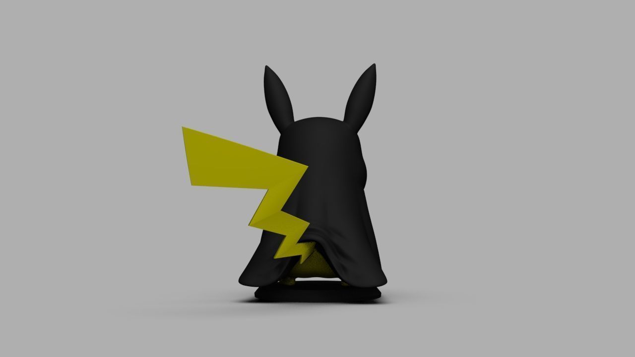 Pokemon Bat Pikachu  Batman  3D print model_9
