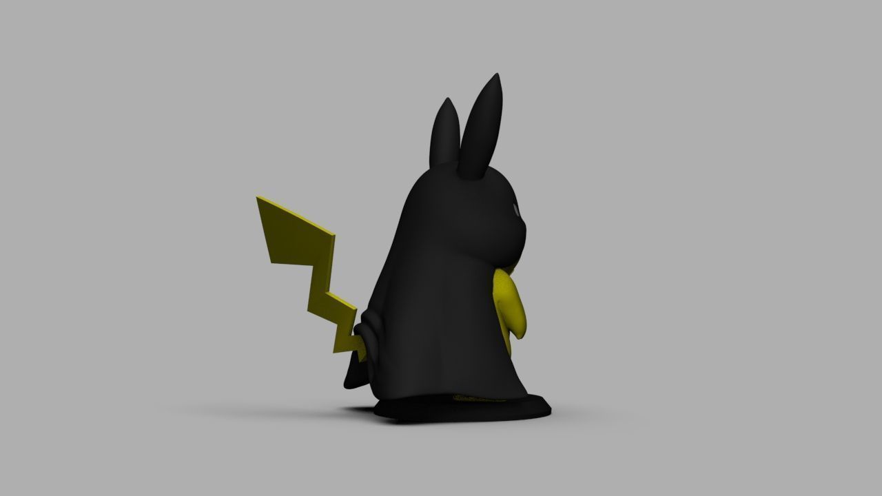 Pokemon Bat Pikachu  Batman  3D print model_12