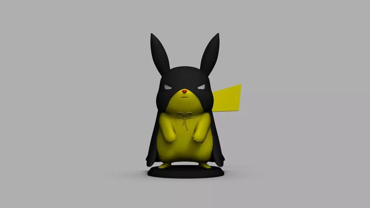 Pokemon Bat Pikachu  Batman  3D print model_0