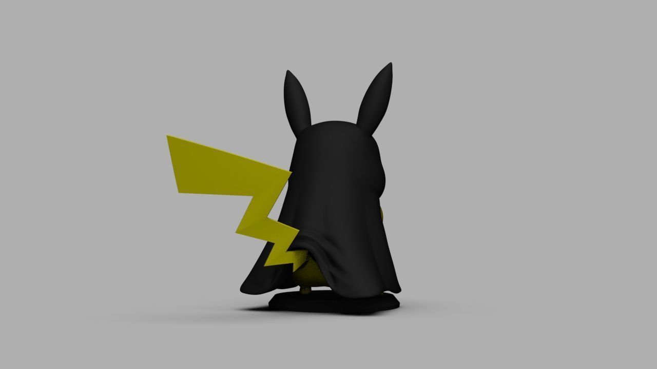 Pokemon Bat Pikachu  Batman  3D print model_39