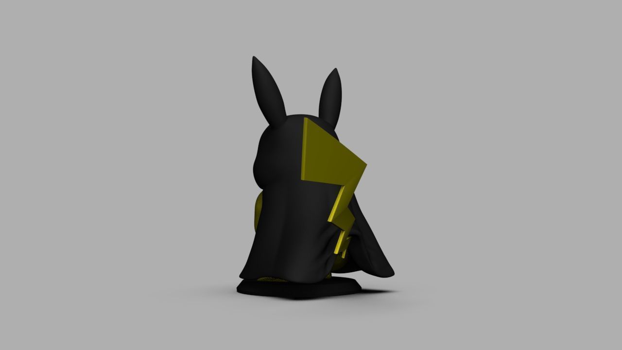 Pokemon Bat Pikachu  Batman  3D print model_53