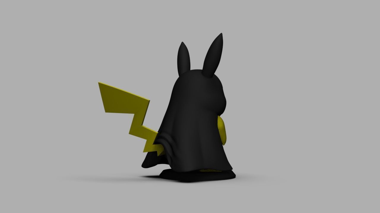 Pokemon Bat Pikachu  Batman  3D print model_63