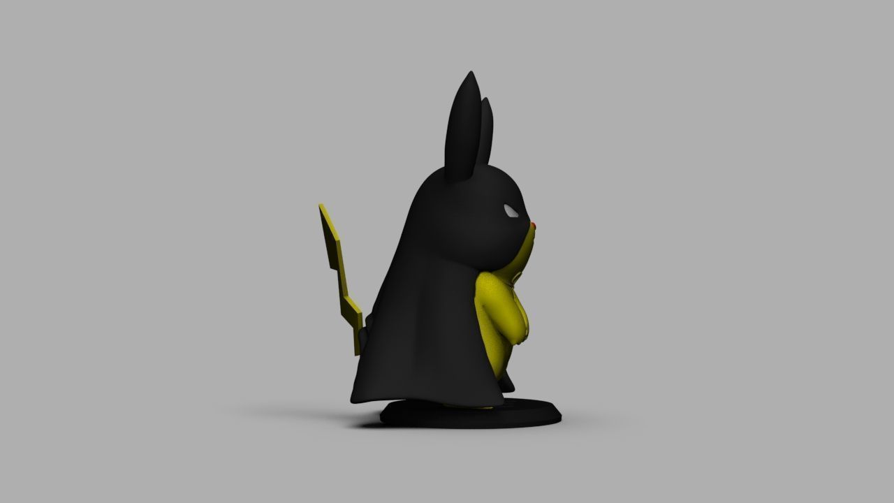 Pokemon Bat Pikachu  Batman  3D print model_15