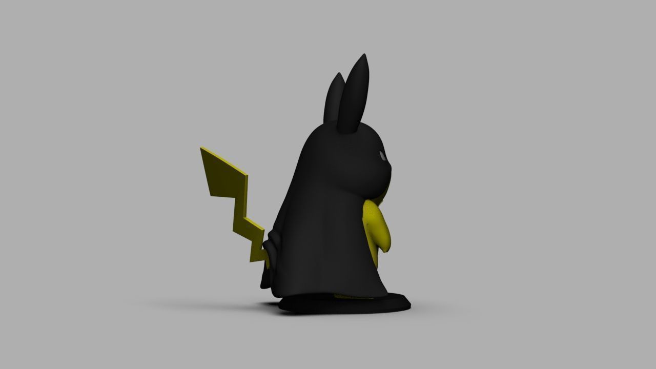 Pokemon Bat Pikachu  Batman  3D print model_13