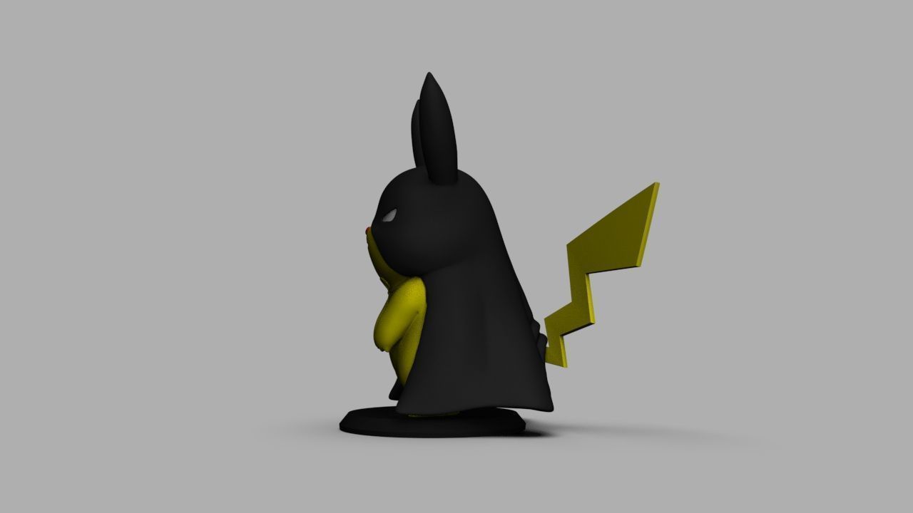 Pokemon Bat Pikachu  Batman  3D print model_43