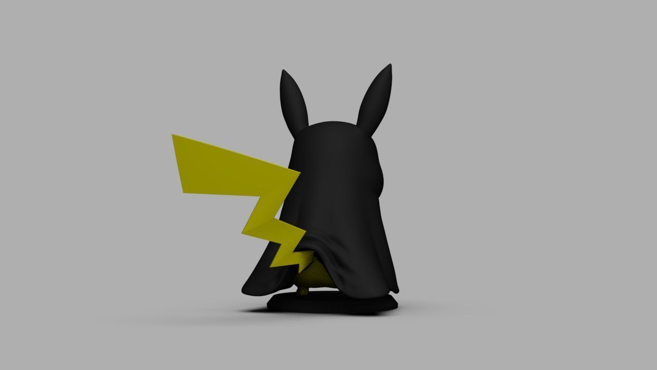 Pokemon Bat Pikachu  Batman  3D print model_30