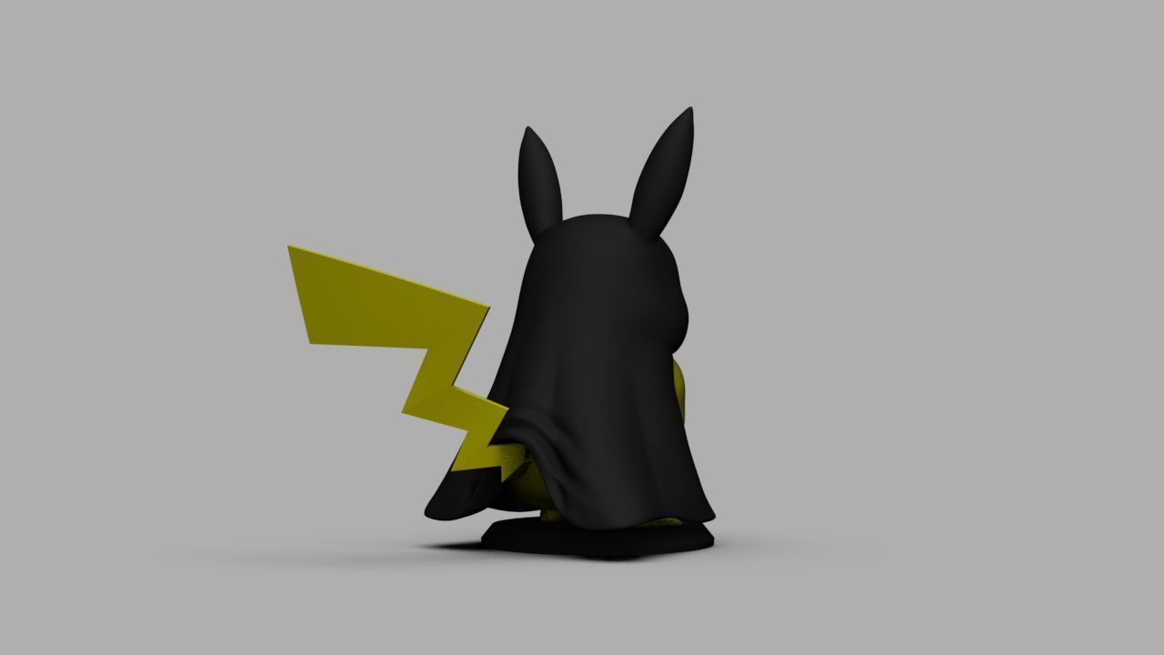 Pokemon Bat Pikachu  Batman  3D print model_60