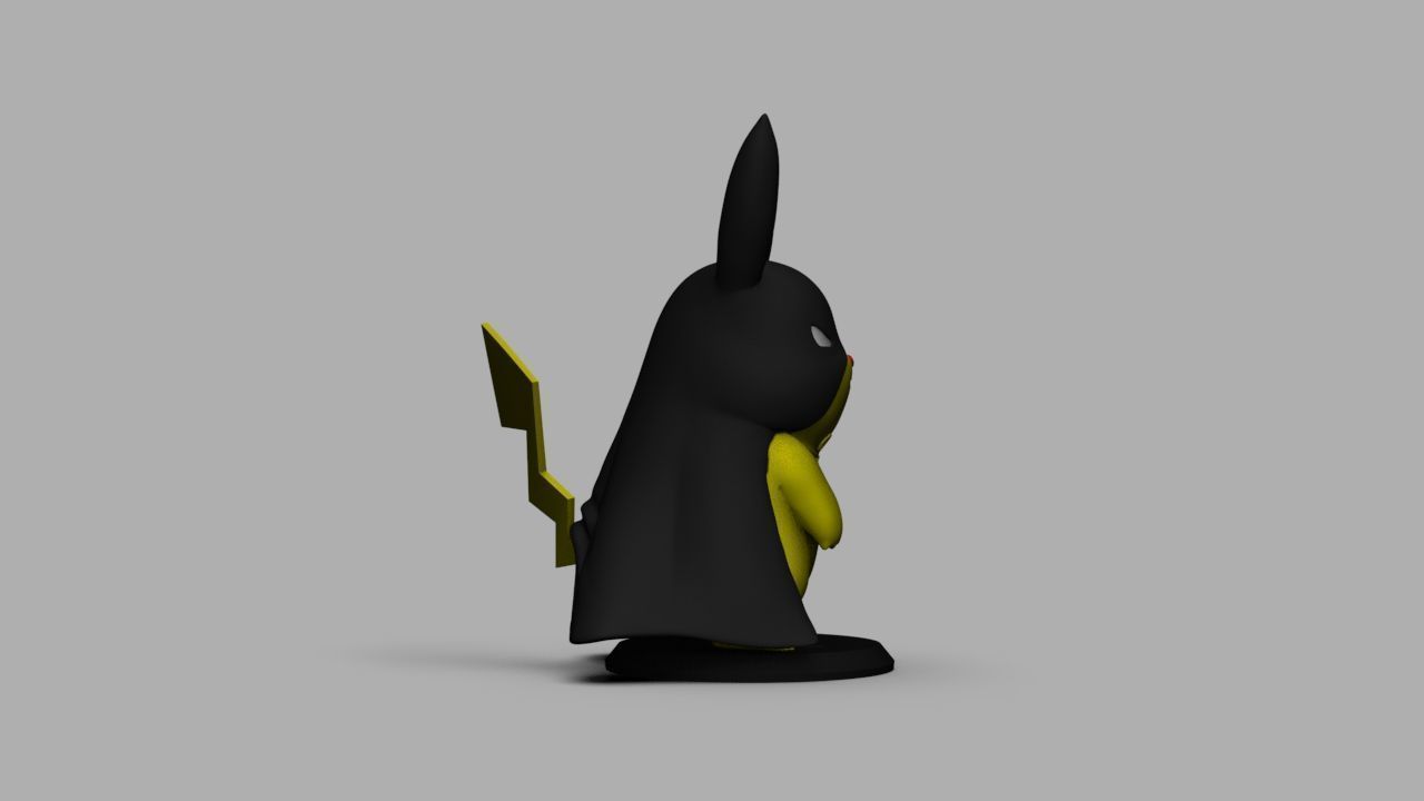Pokemon Bat Pikachu  Batman  3D print model_3