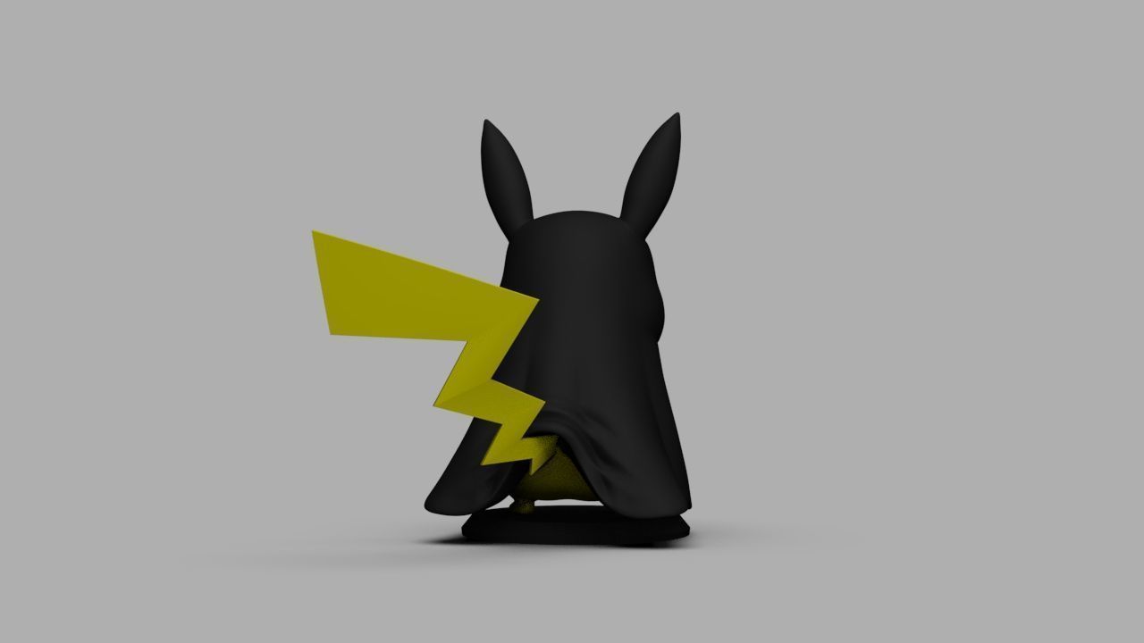 Pokemon Bat Pikachu  Batman  3D print model_19