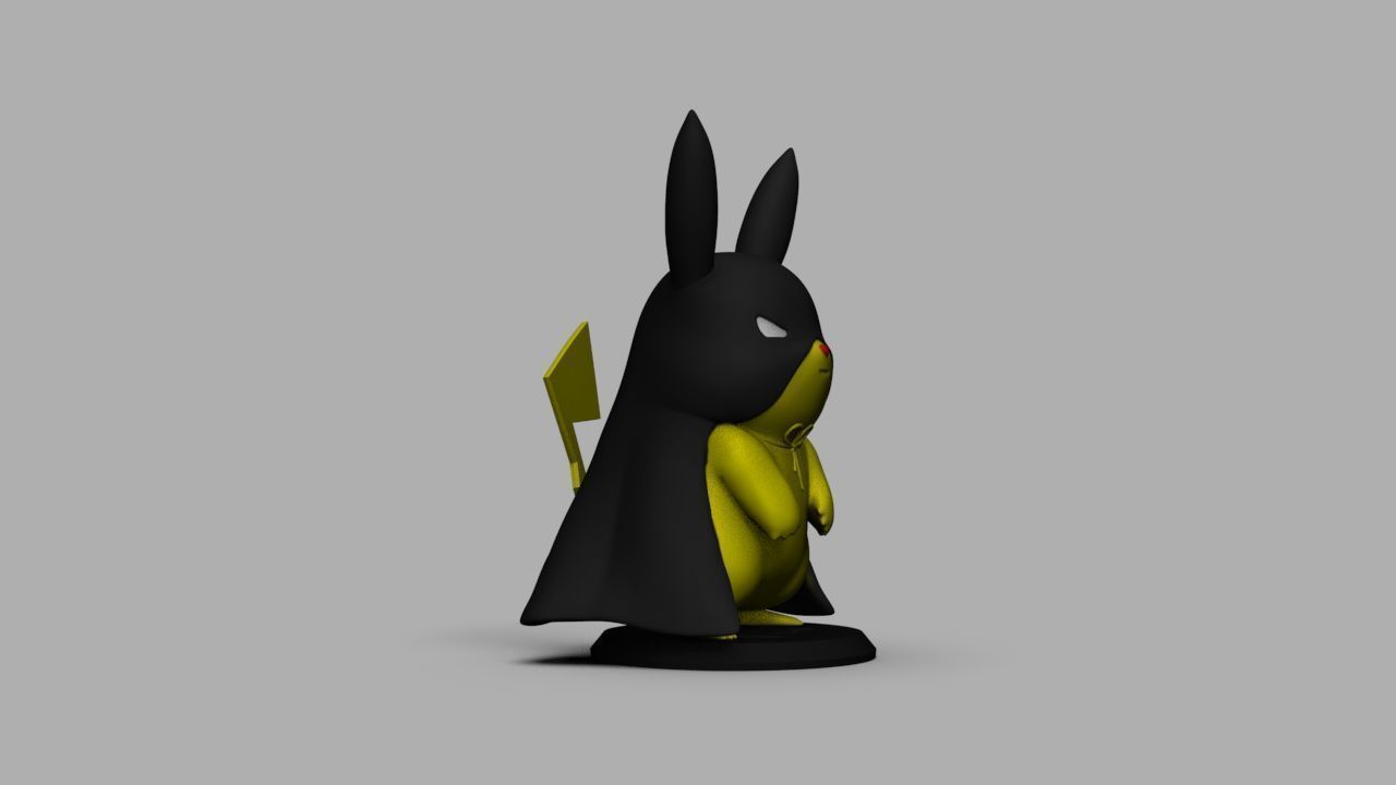 Pokemon Bat Pikachu  Batman  3D print model_18