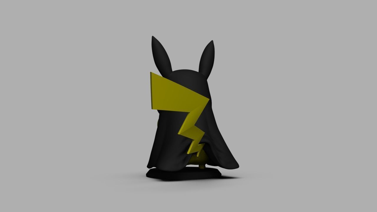 Pokemon Bat Pikachu  Batman  3D print model_56