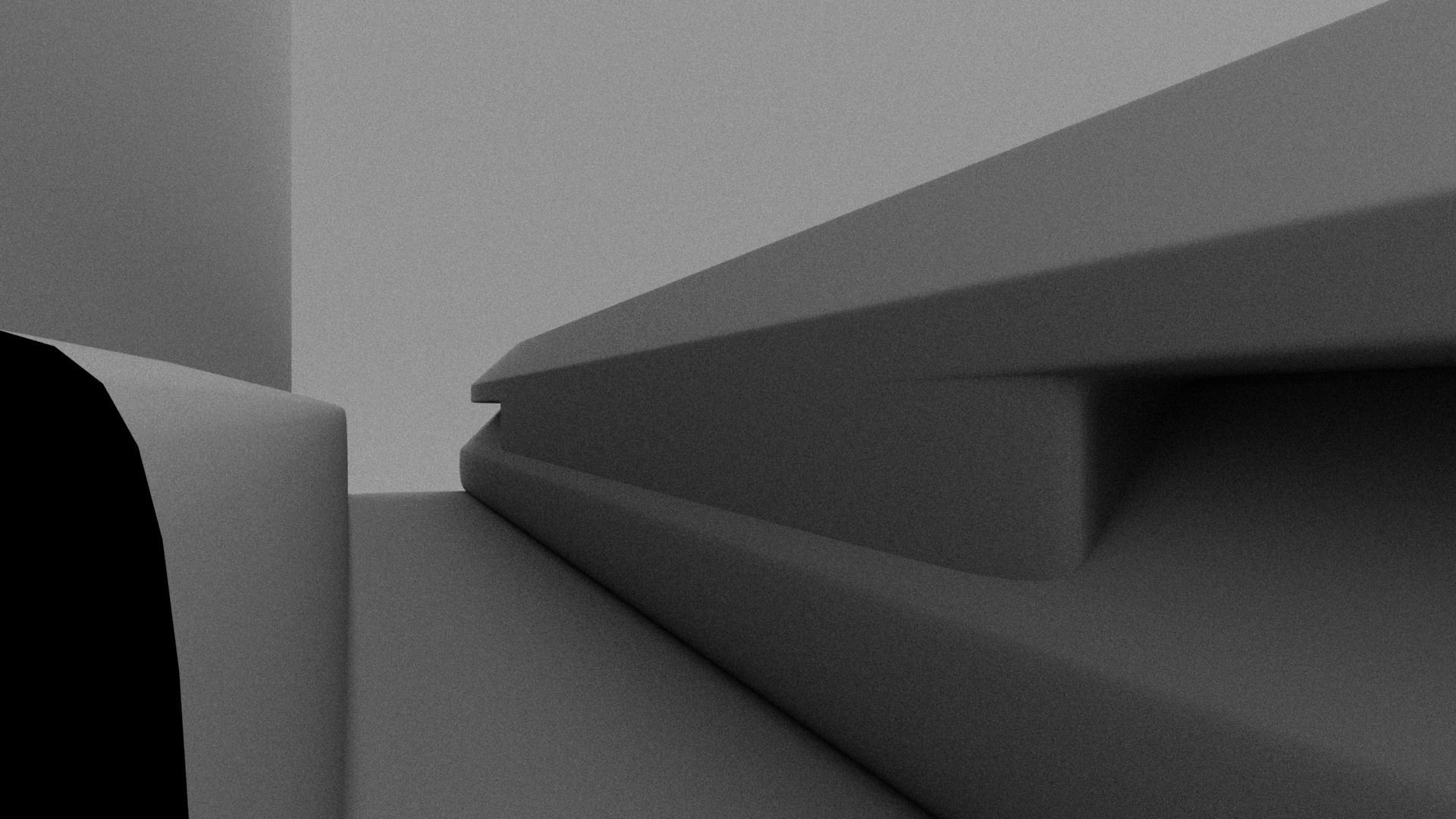 Water Closet Low-poly 3D model_7