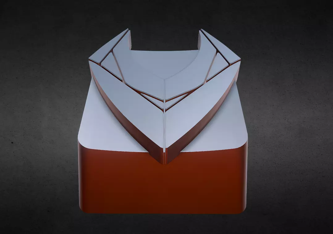 Aqua Man Keycap 3D print model_0