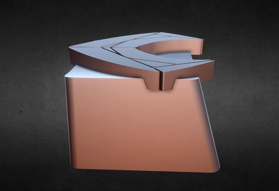 Aqua Man Keycap 3D print model_20