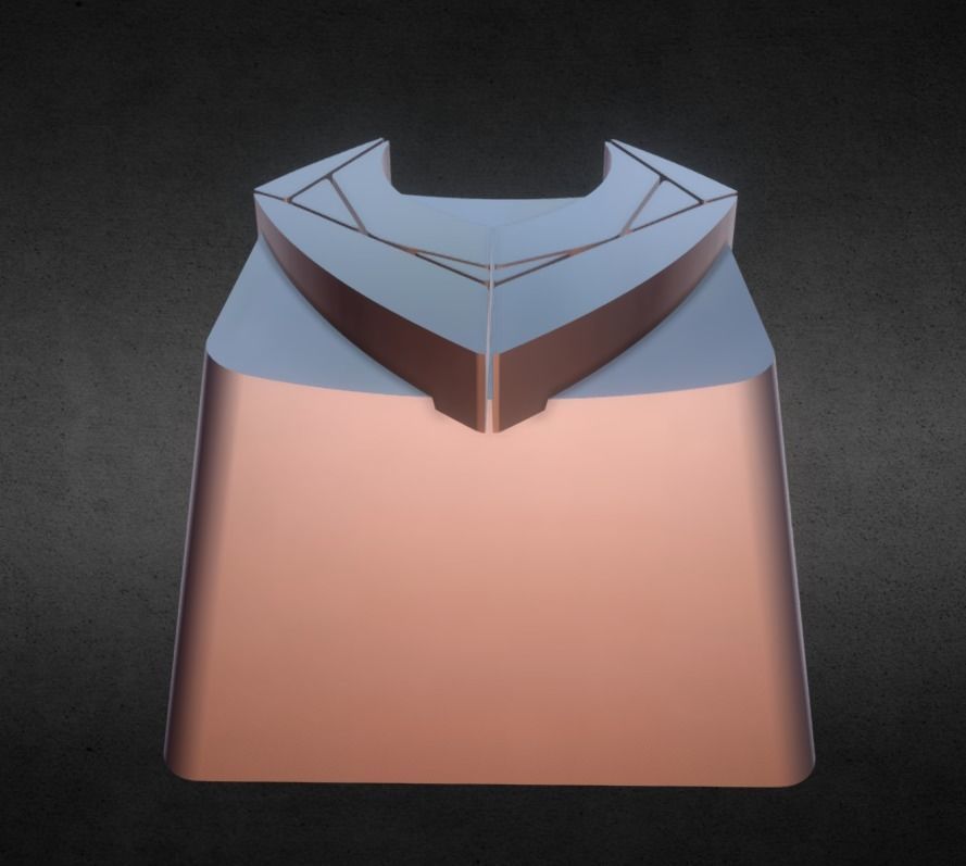 Aqua Man Keycap 3D print model_15