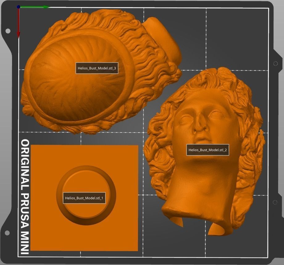Alexander the Great  - Vaporwave Bust 3D print model_4