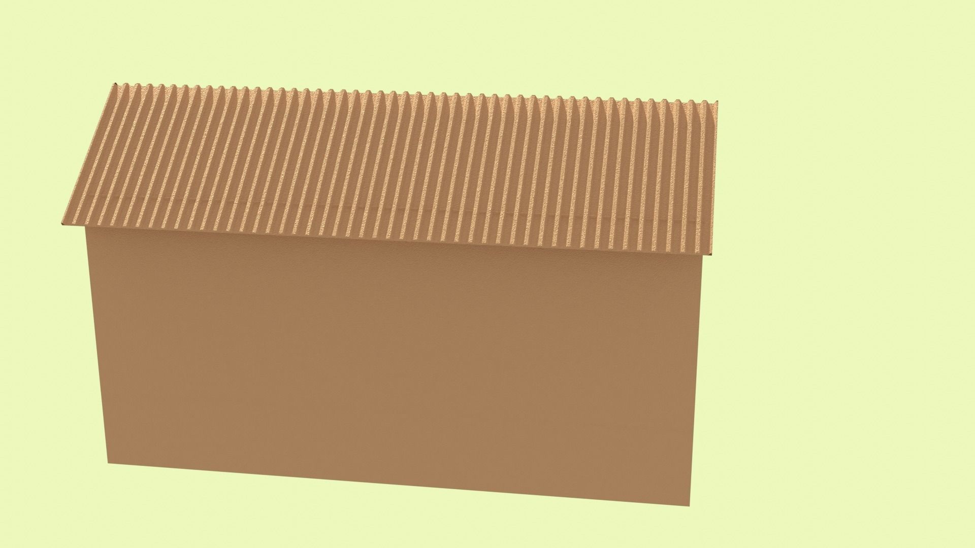 Cardboard house in some formats 3D model_23