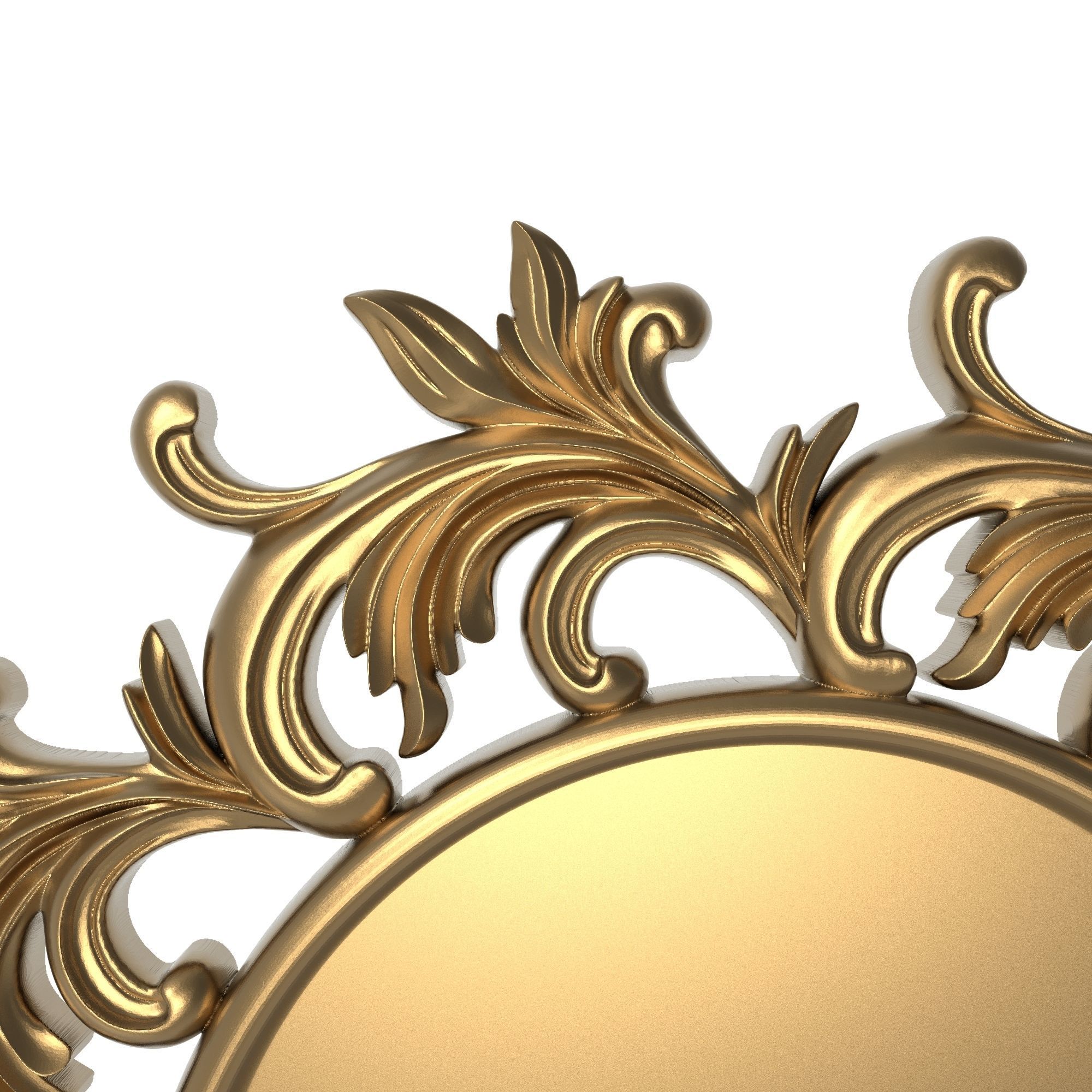 carved frame 3D model_1