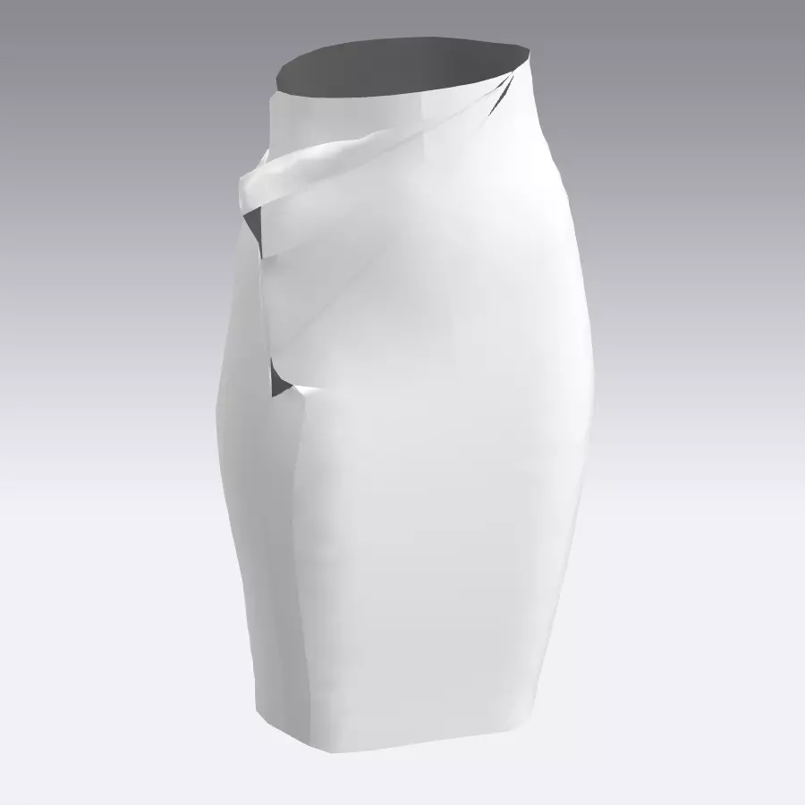SKIRT pencil 3D model_0
