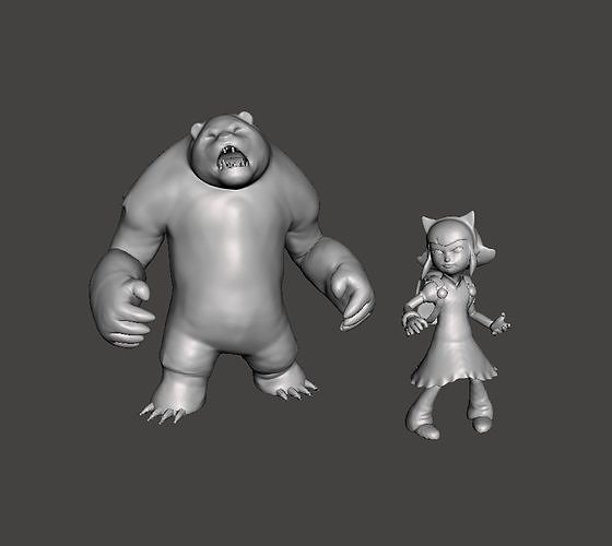 Annie 3D Model sonic hedgehog 3D print model