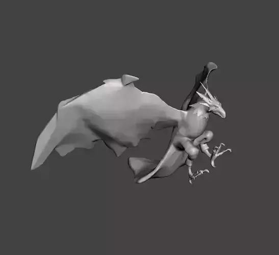 Anivia 3D Model flying dragon
