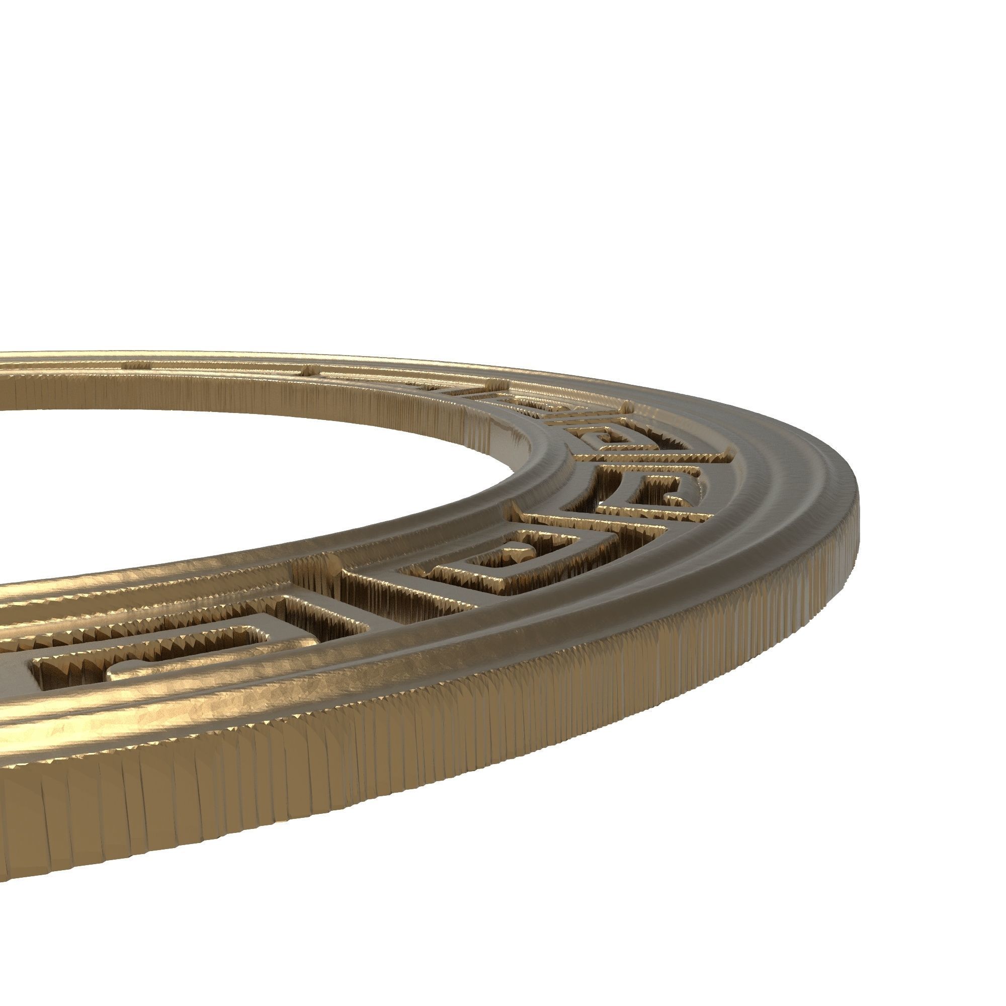 carved frame 3D model_4