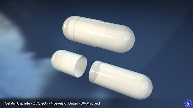 Gelatin Capsule 3D model