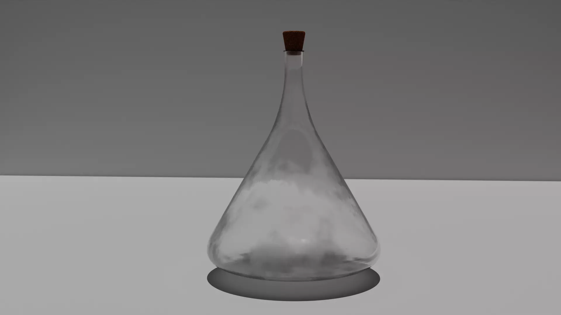 Glass flask 3D model