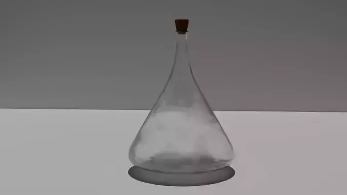 Glass flask
